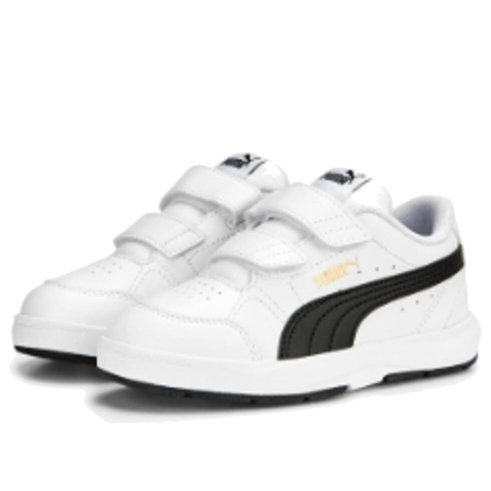 (GS) PUMA Evolve Court V 'White Black' 389145-01 - Image 2