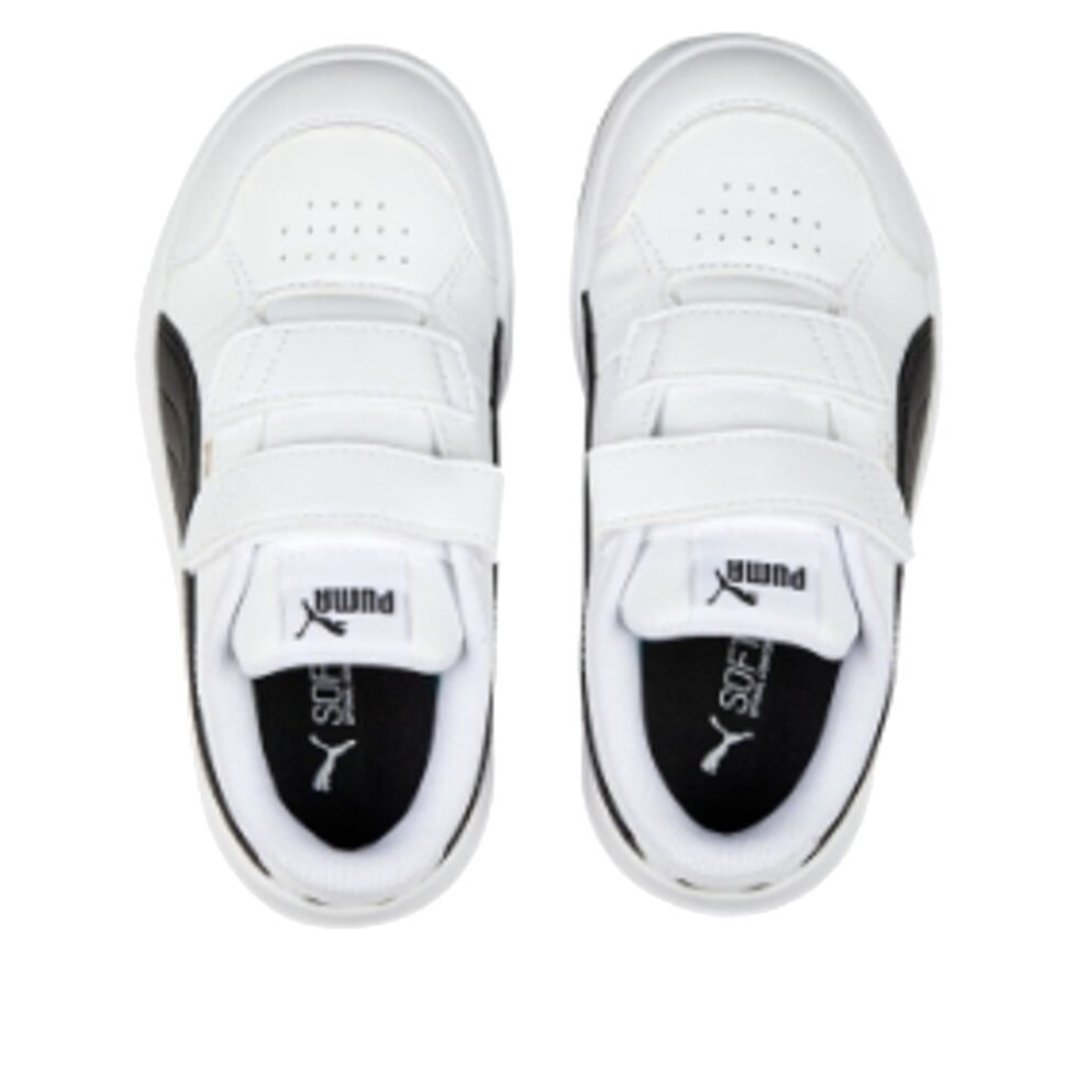 (GS) PUMA Evolve Court V 'White Black' 389145-01 - Image 4