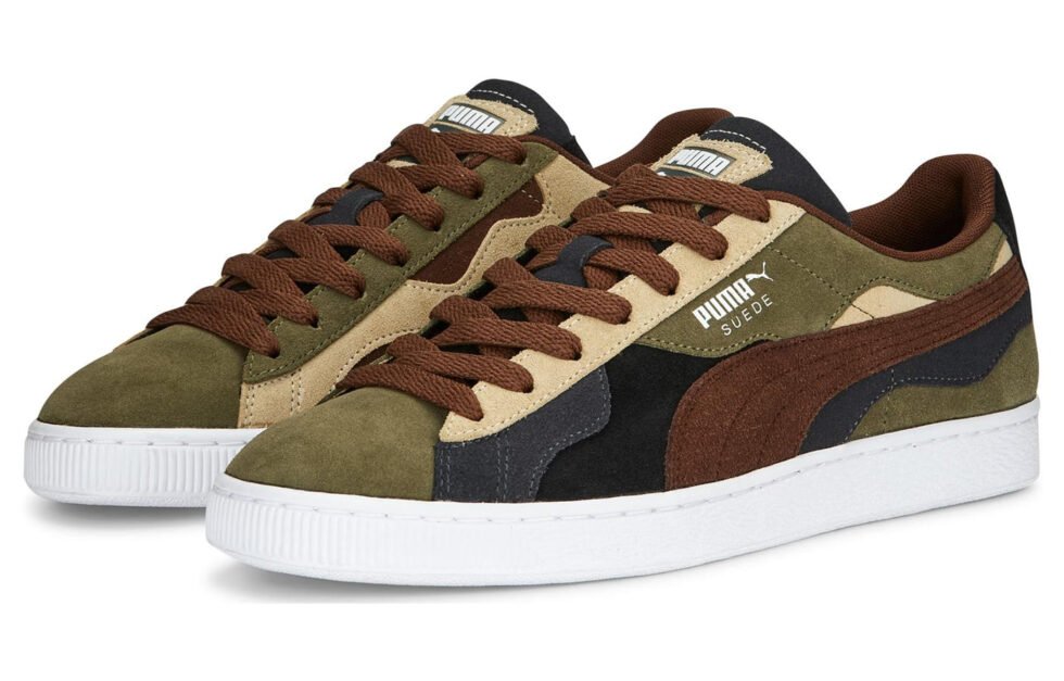 PUMA Suede 'Camowave - Olive Chestnut Brown' 389277-01 - Image 2