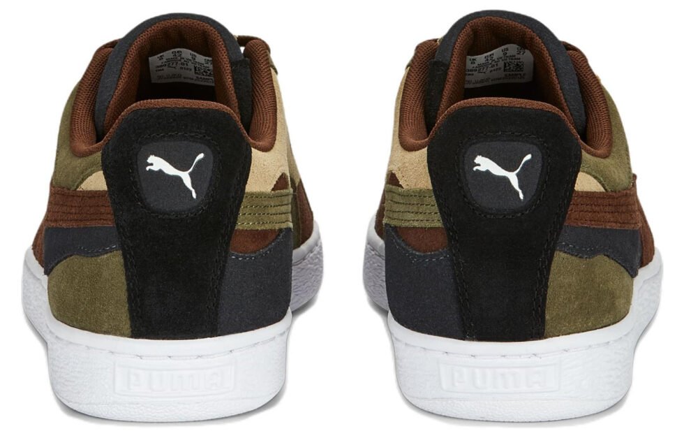 PUMA Suede 'Camowave - Olive Chestnut Brown' 389277-01 - Image 4