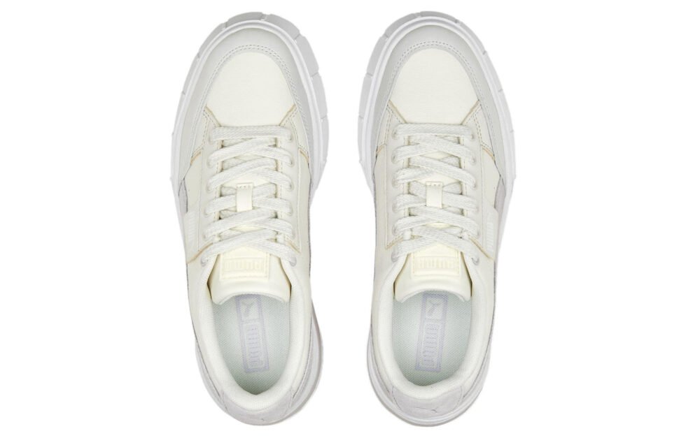 (WMNS) PUMA Mayze Stack Luxe 'Marshmallow Marble' 389853-01 - Image 5