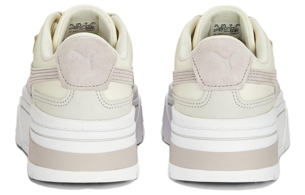 (WMNS) PUMA Mayze Stack Luxe 'Marshmallow Marble' 389853-01 - Image 6