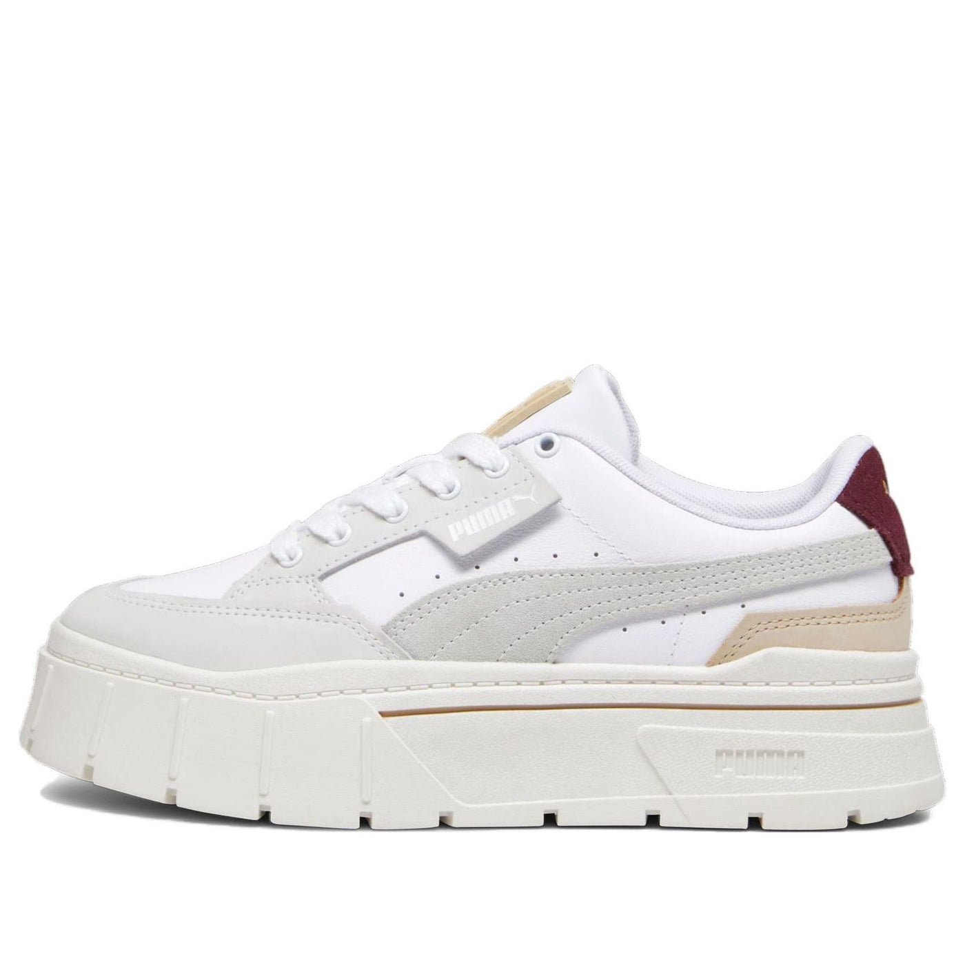 (WMNS) PUMA Mayze Stack Luxe 'White Dark Jasper' 389853-06
