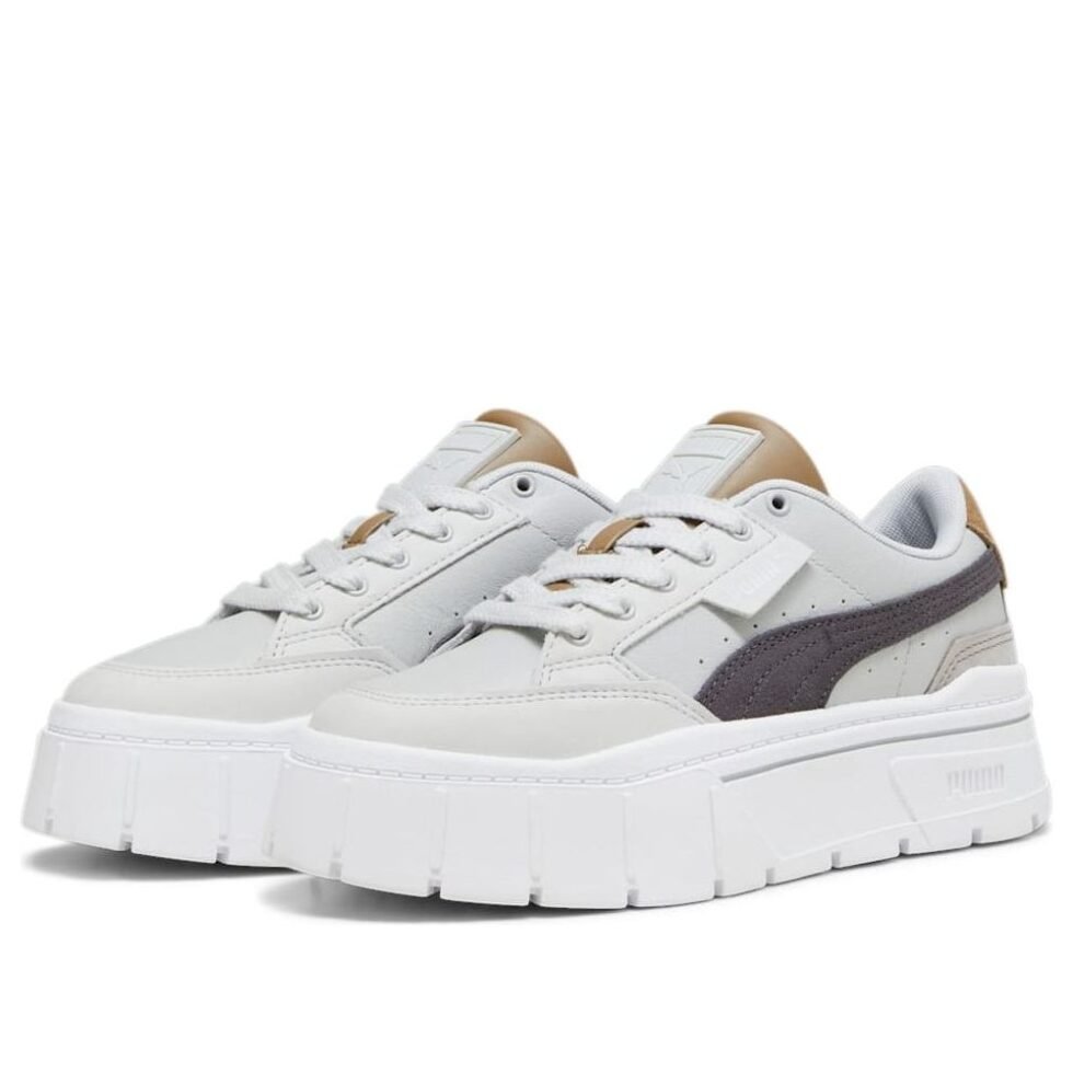 (WMNS) PUMA Mayze Stack Luxe 'Ash Grey' 389853-07 - Image 3