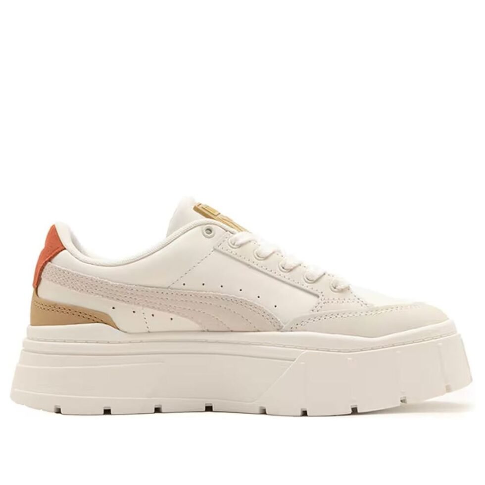 (WMNS) PUMA Mayze Stack Luxe 'White Frosted' 389853-08 - Image 2