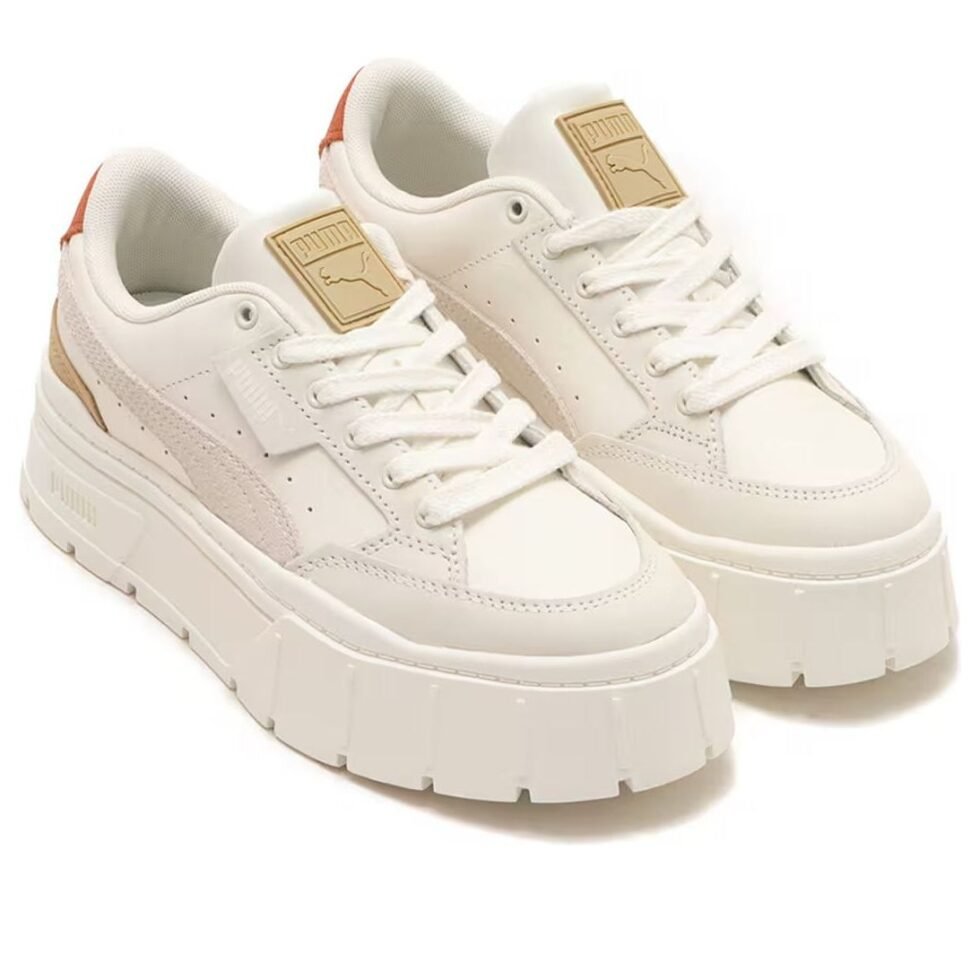 (WMNS) PUMA Mayze Stack Luxe 'White Frosted' 389853-08 - Image 3