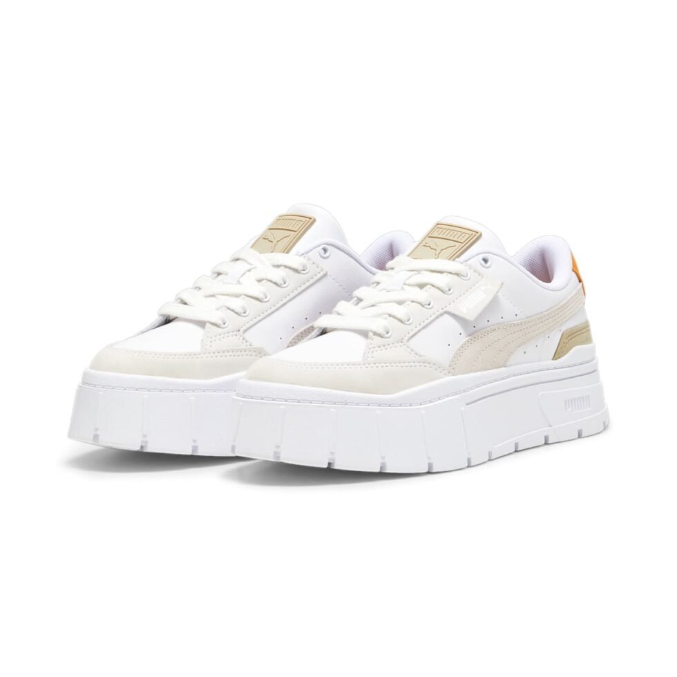 (WMNS) PUMA Mayze Stack Luxe 'White Ginger Tea' 389853-12 - Image 3