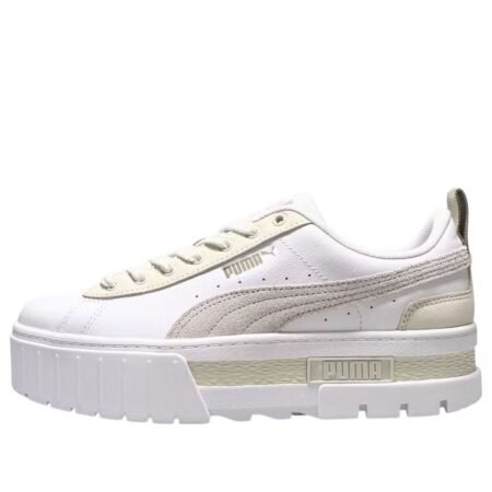 (WMNS) PUMA Mayze Premium 'White Grey' 389858-01