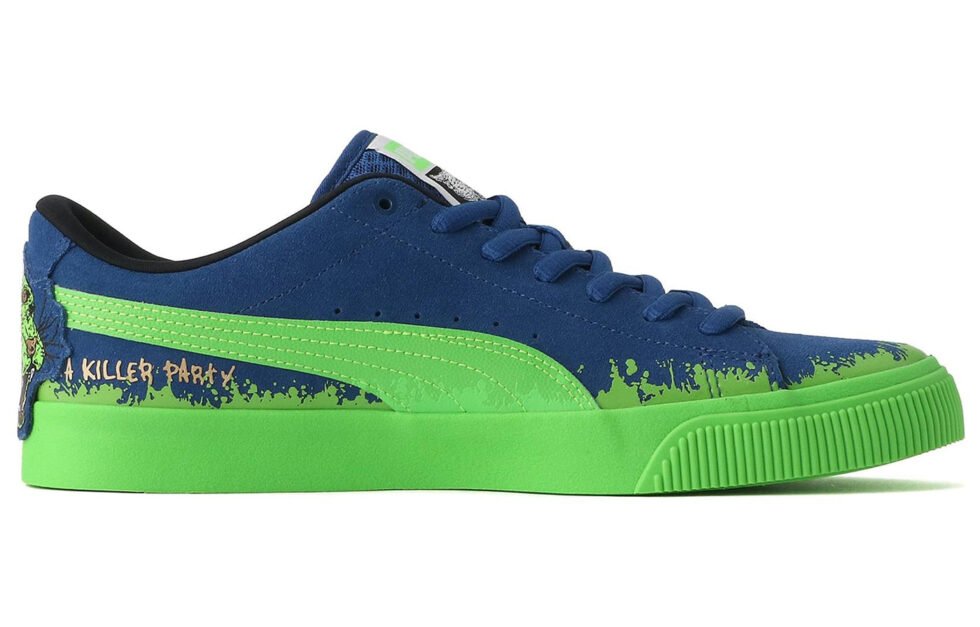 PUMA Suede Skate x Hirotton 'Blue Green' 389991-01 - Image 2