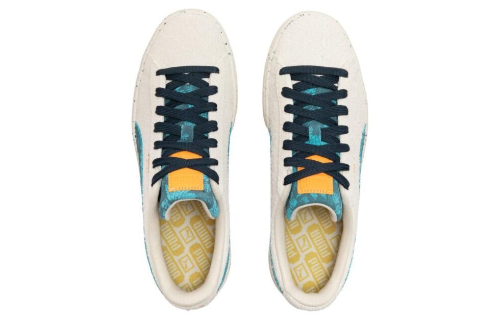 PUMA Suede Gentle Jungle 'Cream Blue' 390057-01 - Image 4