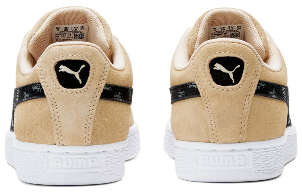 (WMNS) PUMA Suede Classic T7 'Light Sand Monogram' 390067-01 - Image 5