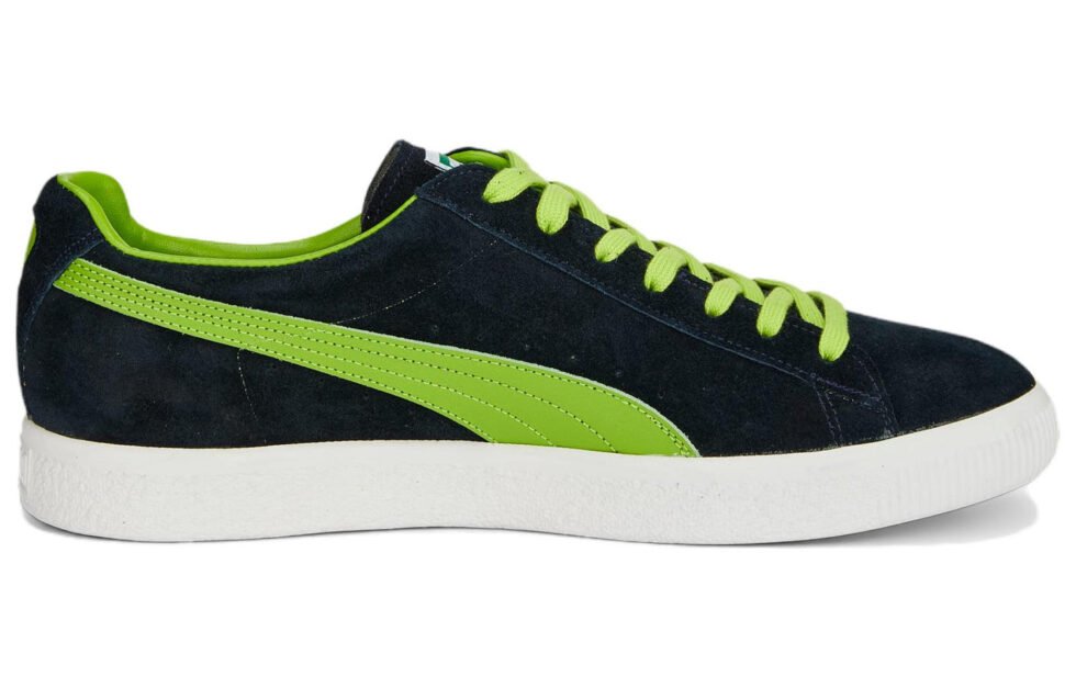 PUMA Clyde Made in Japan 'Clydezilla - Navy Lime Smash' 390085-02 - Image 3
