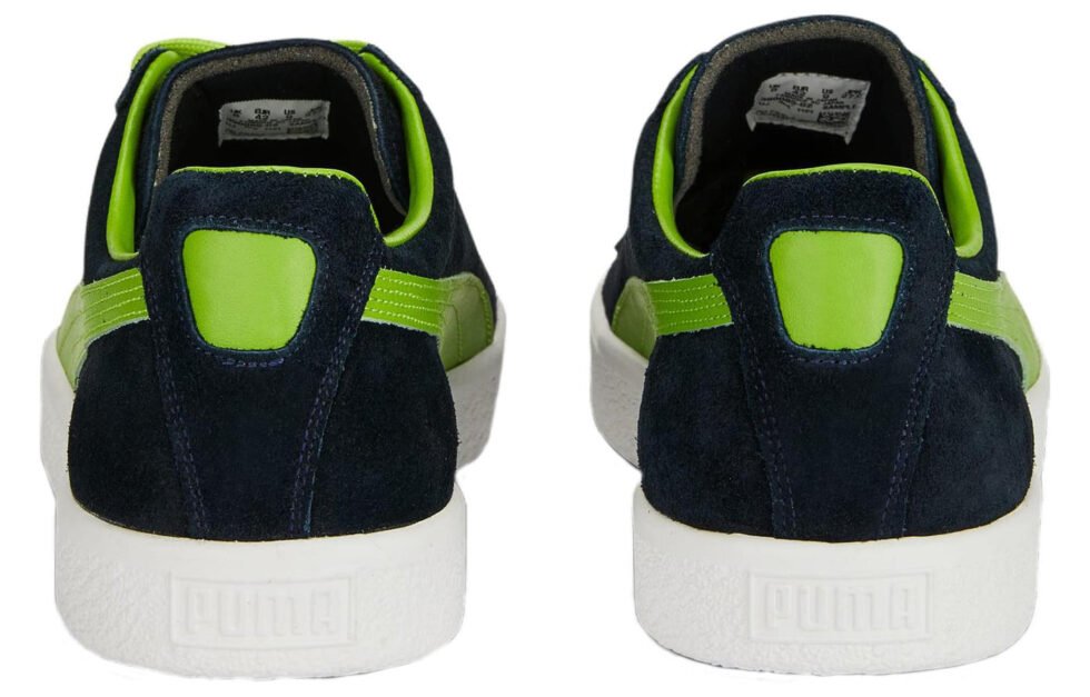 PUMA Clyde Made in Japan 'Clydezilla - Navy Lime Smash' 390085-02 - Image 6