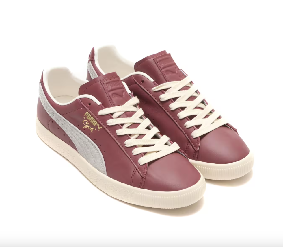 PUMA Clyde Base Sneakers 'Wood Violet Frosted Ivory' 390091-04 - Image 2