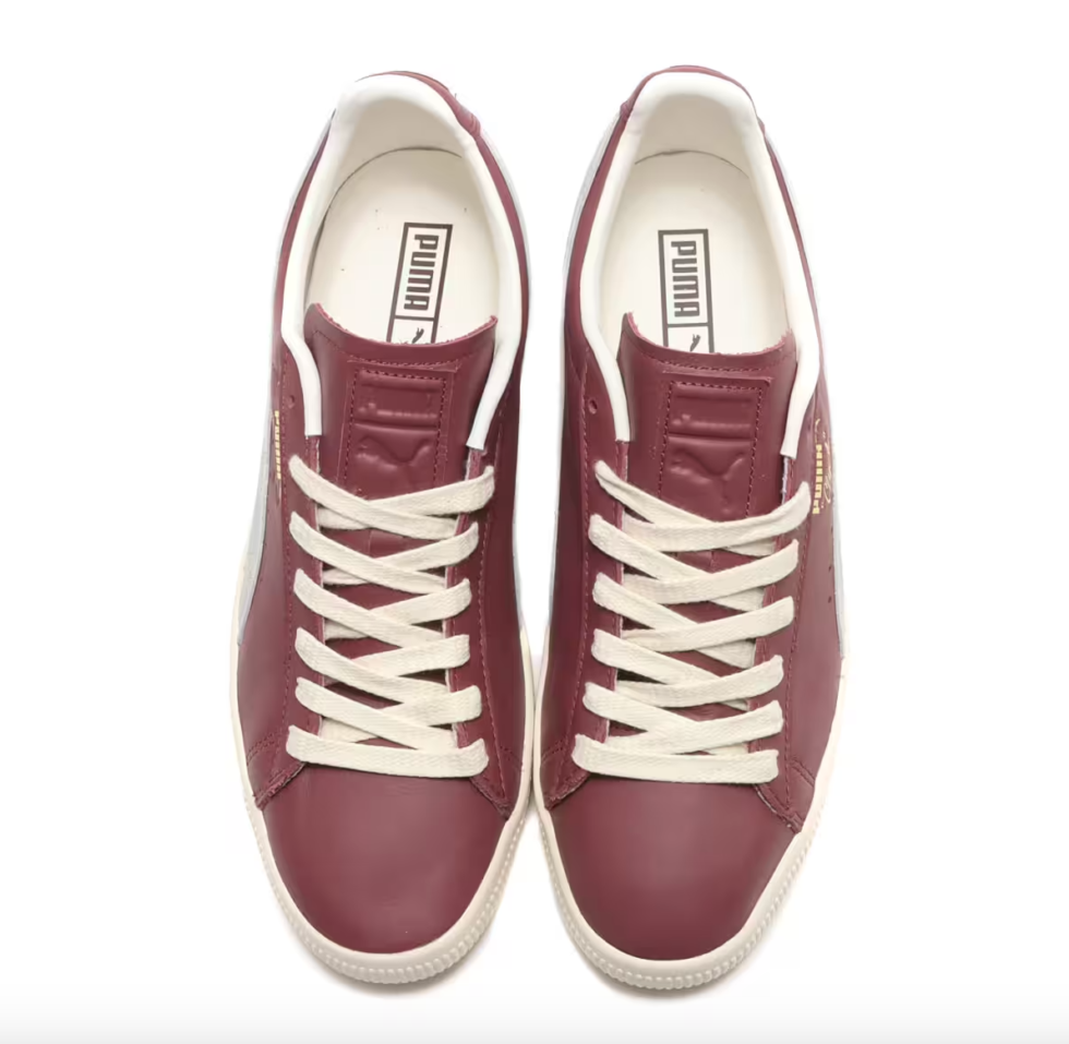 PUMA Clyde Base Sneakers 'Wood Violet Frosted Ivory' 390091-04 - Image 3