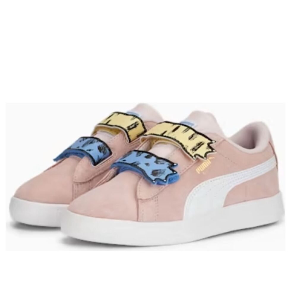 (GS) PUMA Suede 'Pink White' 390743-02 - Image 2
