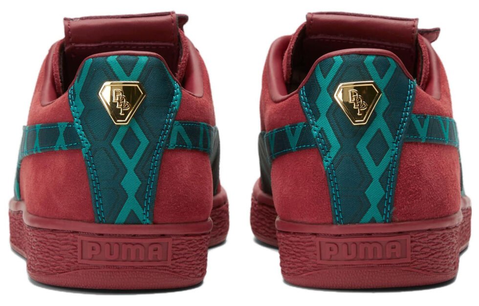 PUMA Dapper Dan x Suede 'Jacquard Print - Intense Red' 390988-01 - Image 5
