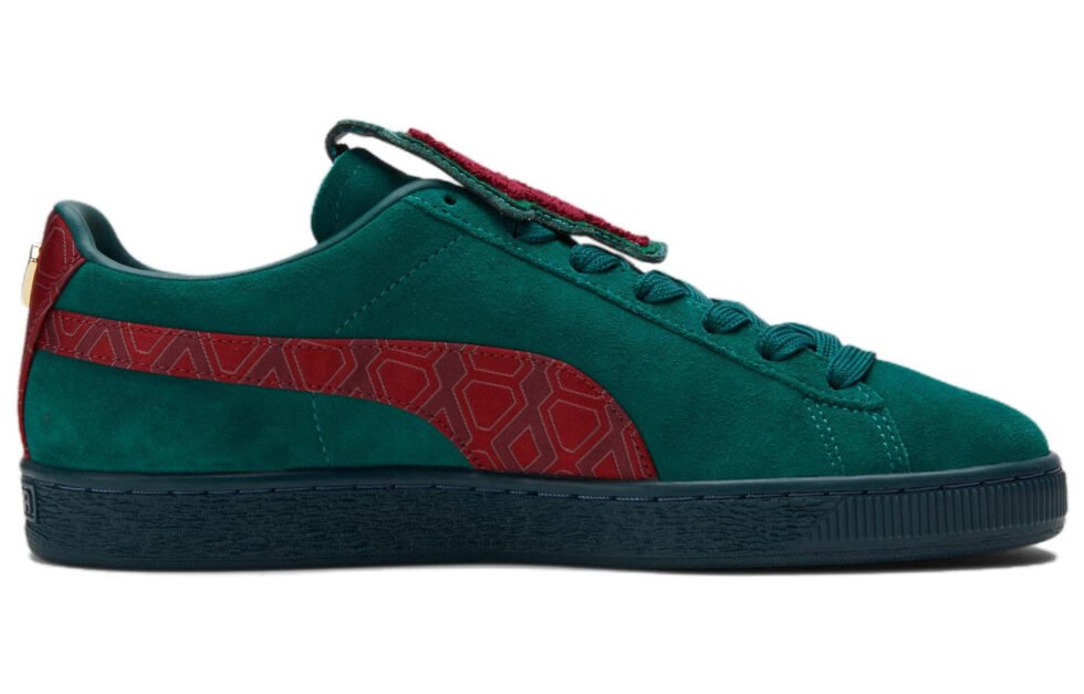 PUMA Dapper Dan x Suede 'Jacquard Print - Varsity Green' 390988-02 - Image 2