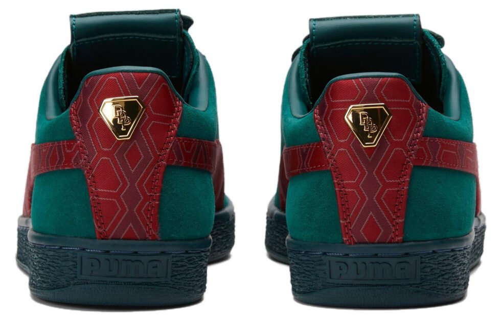 PUMA Dapper Dan x Suede 'Jacquard Print - Varsity Green' 390988-02 - Image 5