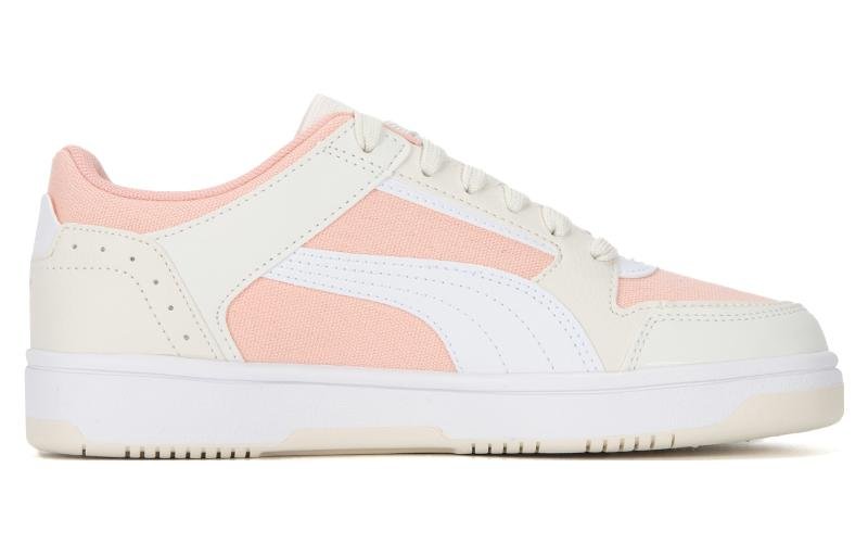 PUMA REBOUND Joy Low Cv 'White and Pink 391077-05 - Image 2