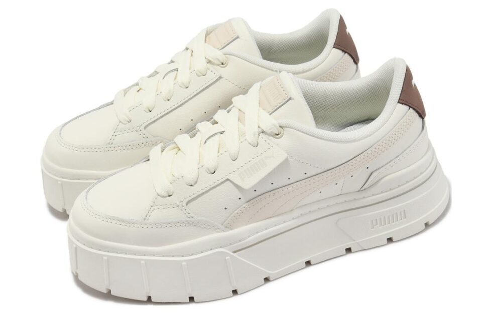 (WMNS) PUMA Mayze Stack Soft 'Warm White' 391083-05 - Image 3