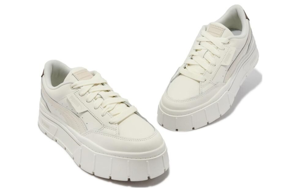(WMNS) PUMA Mayze Stack Soft 'Warm White' 391083-05 - Image 5