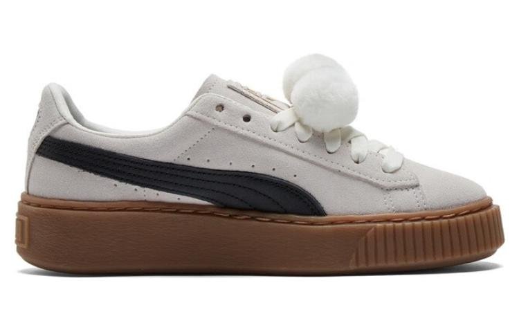 (WMNS) PUMA Suede Platform 'Cream White' 391902-01 - Image 2