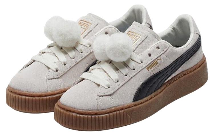 (WMNS) PUMA Suede Platform 'Cream White' 391902-01 - Image 3