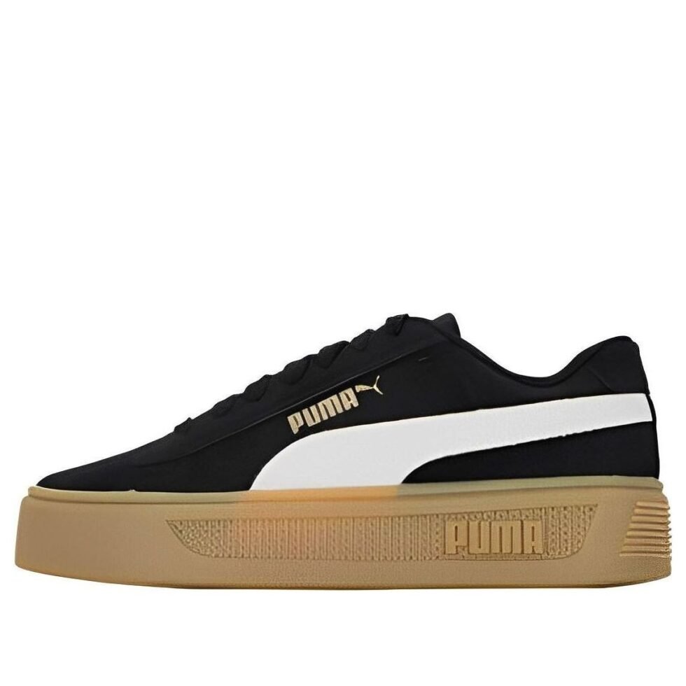 (WMNS) PUMA Smash Platform v3 SD 'Black' 391942-02