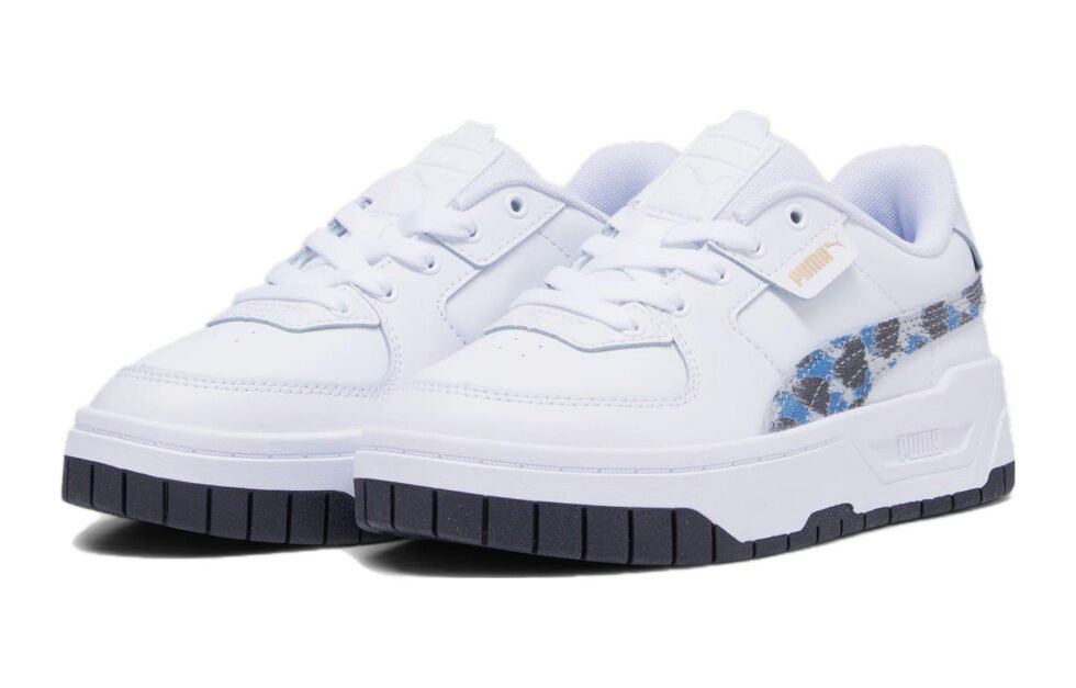 (GS) PUMA Cali Dream 'Animal Print - White Racing Blue' 391999-02 - Image 3