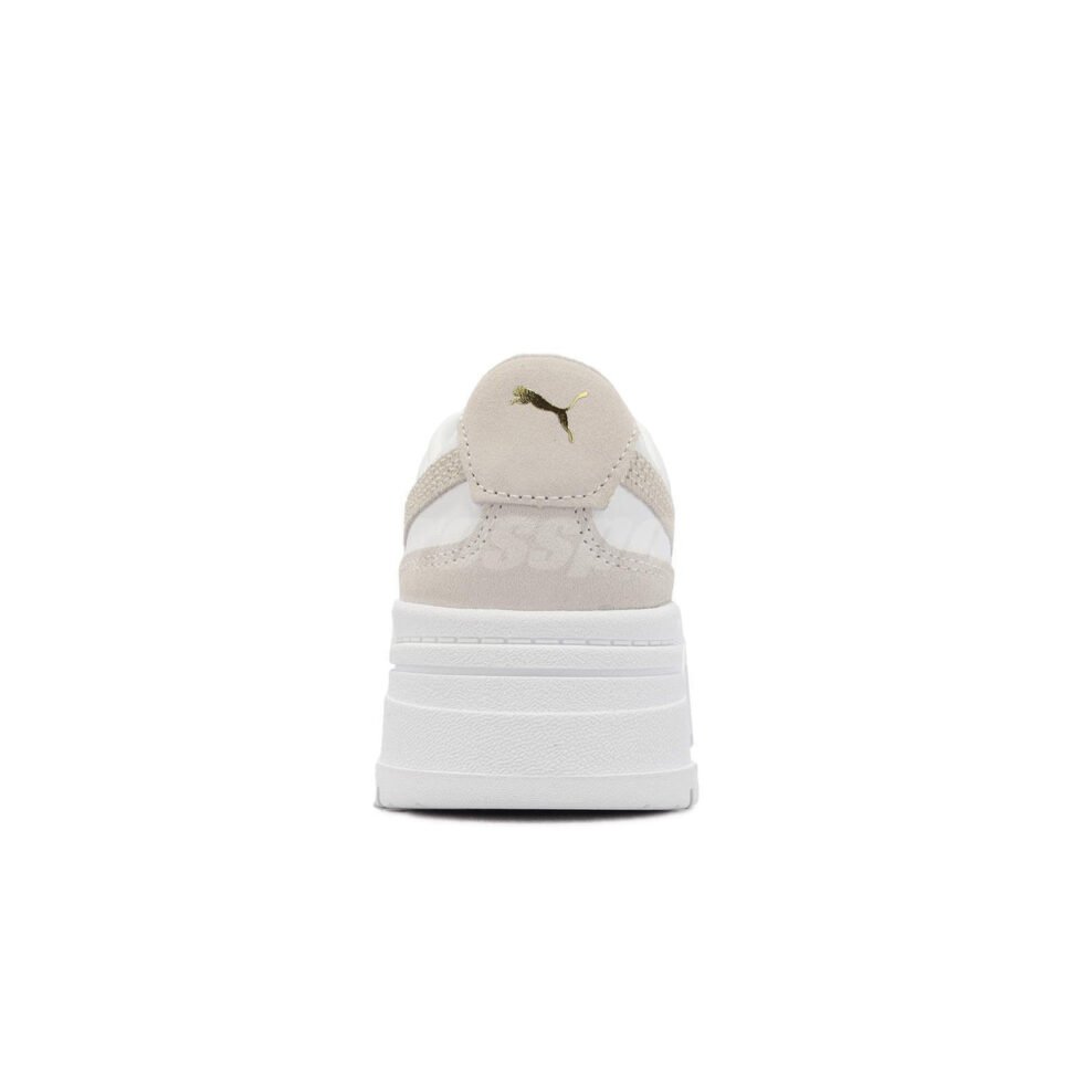 (WMNS) PUMA Mayze Stack Cord Sneakers 'White-Pristine' 392103-01 - Image 4
