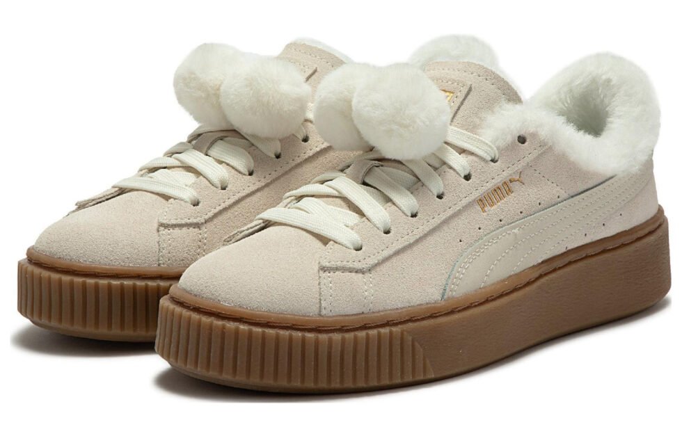 (WMNS) PUMA Suede Platfprm 392193-01 - Image 3