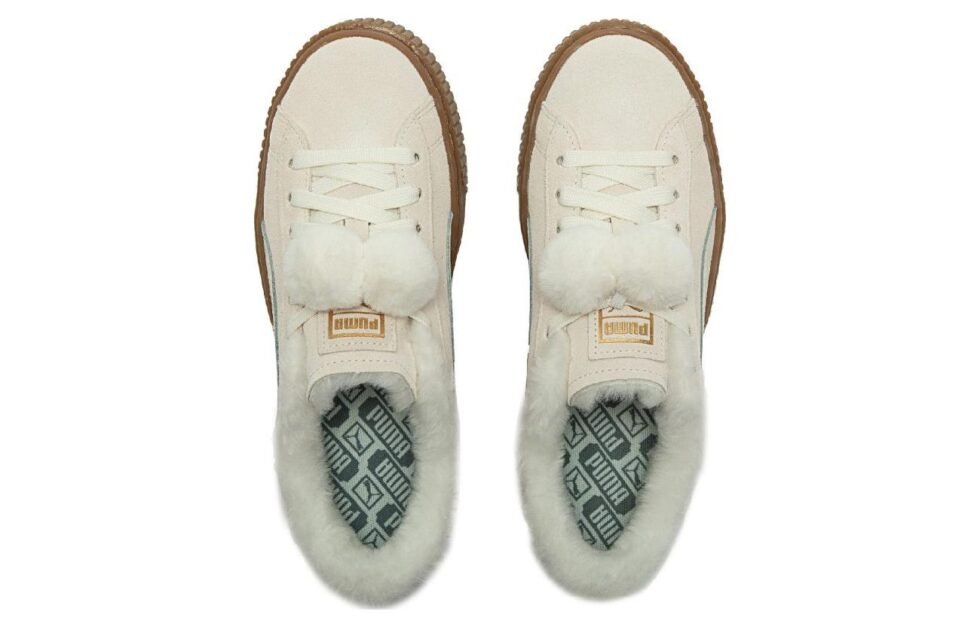(WMNS) PUMA Suede Platfprm 392193-01 - Image 4