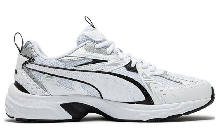 PUMA Milenio Tech 'White Black Silver' 392322-01 - Image 2
