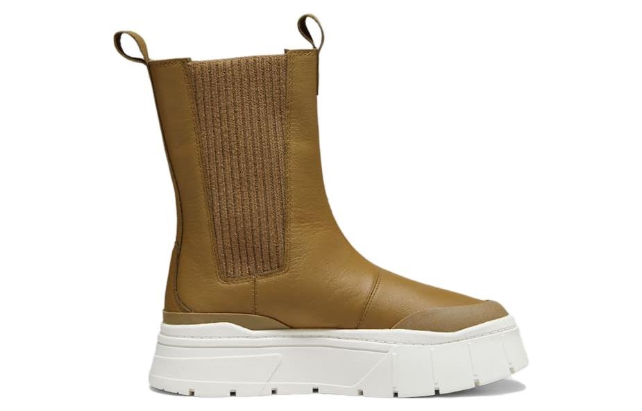 (WMNS) PUMA Mayze Stack Chelsea Winter Boot 'Chocolate Chip' 393201-02 - Image 2
