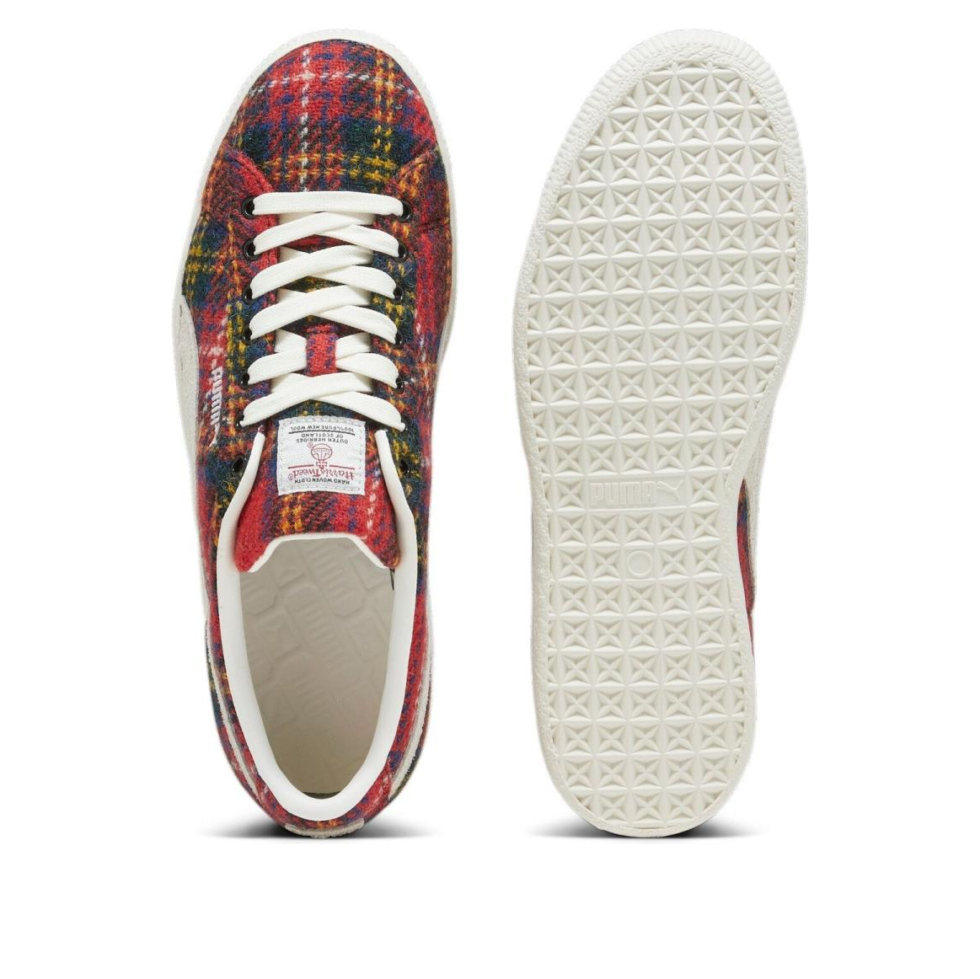 PUMA x Harris Tweed Suede Vintage 'Tartan Red' 393219-01 - Image 3