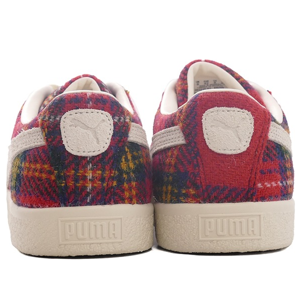 PUMA x Harris Tweed Suede Vintage 'Tartan Red' 393219-01 - Image 4