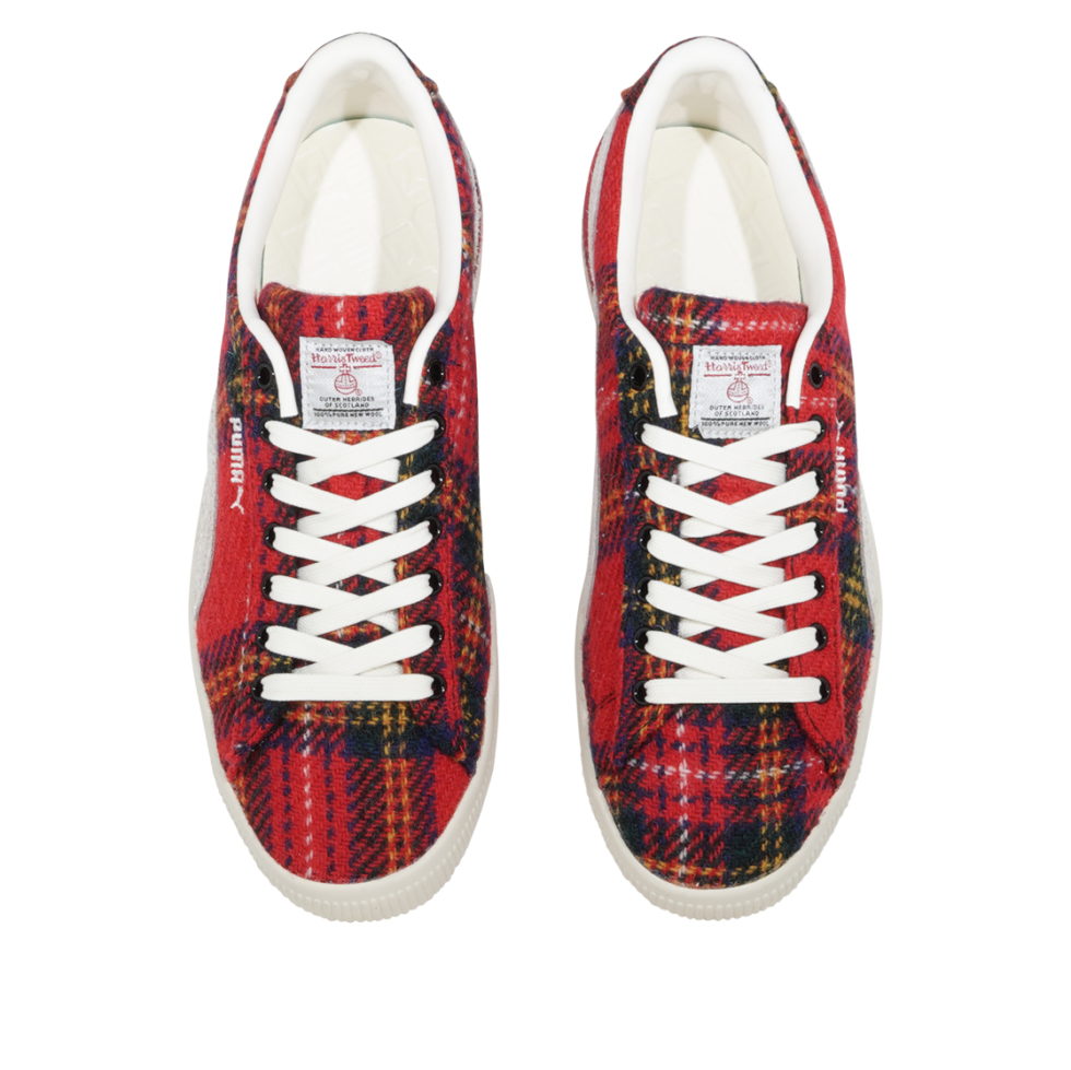 PUMA x Harris Tweed Suede Vintage 'Tartan Red' 393219-01 - Image 5