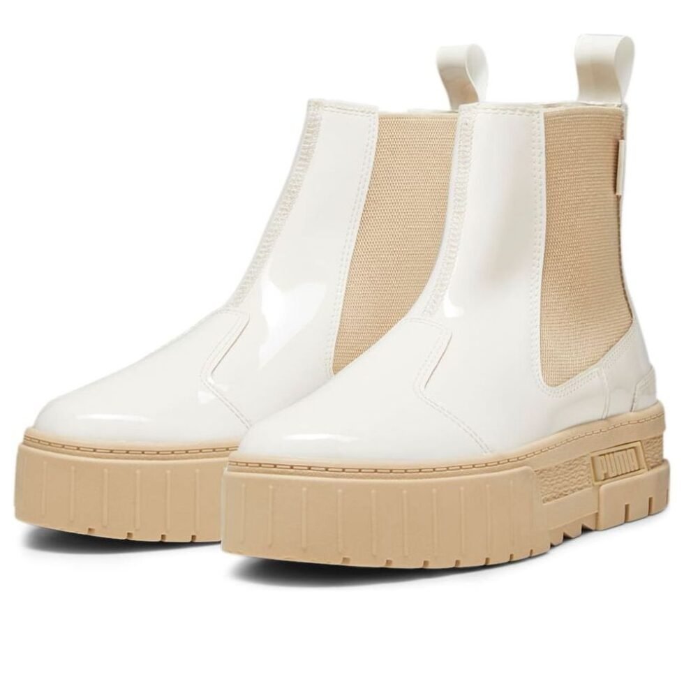(WMNS) PUMA Mayze Chelsea Boots 'Cream White' 393626-03 - Image 3