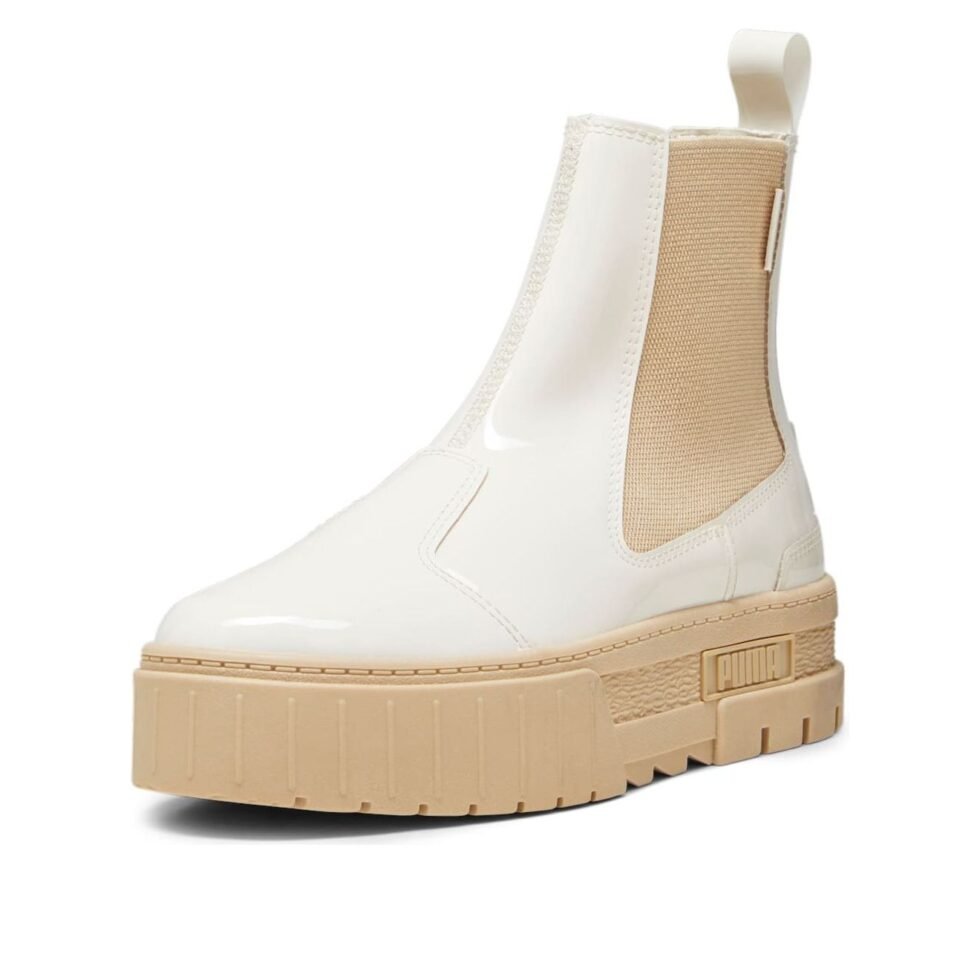 (WMNS) PUMA Mayze Chelsea Boots 'Cream White' 393626-03 - Image 4