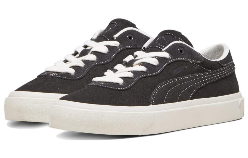 PUMA Capri Royale Suede 'Dark Grey White' 393752-01 - Image 4
