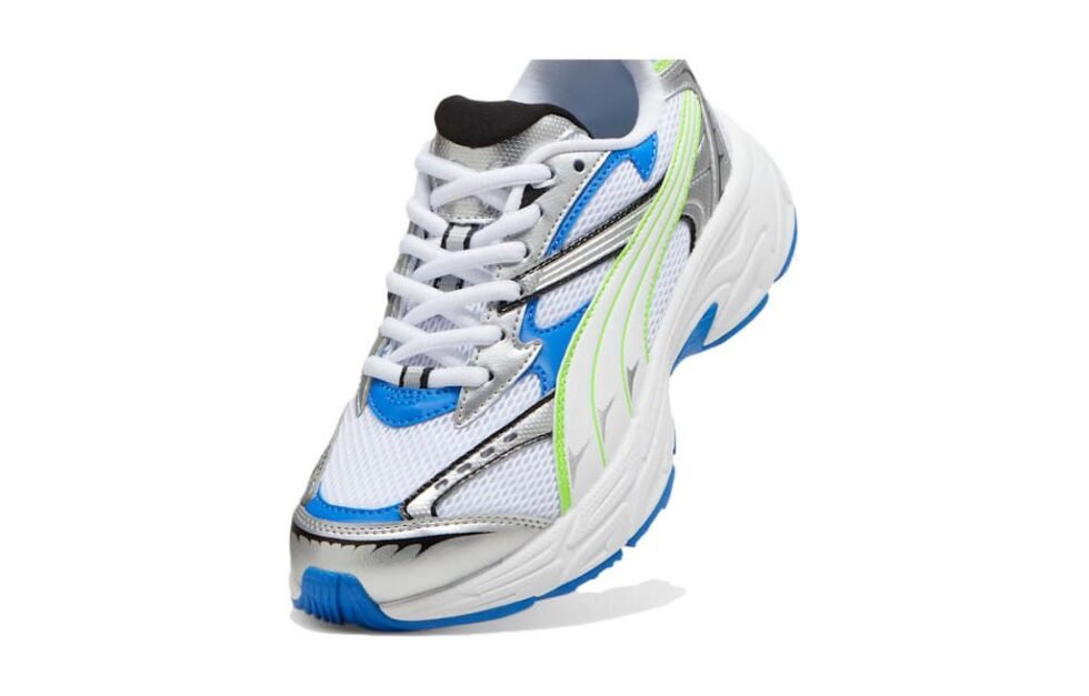 (GS) PUMA Morphic 'White Ultra Blue' 393792-01 - Image 4