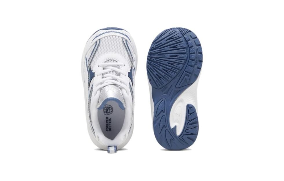 (TD) PUMA Morphic Sneakers 'Feather Grey Inky Blue' 393794-02 - Image 4