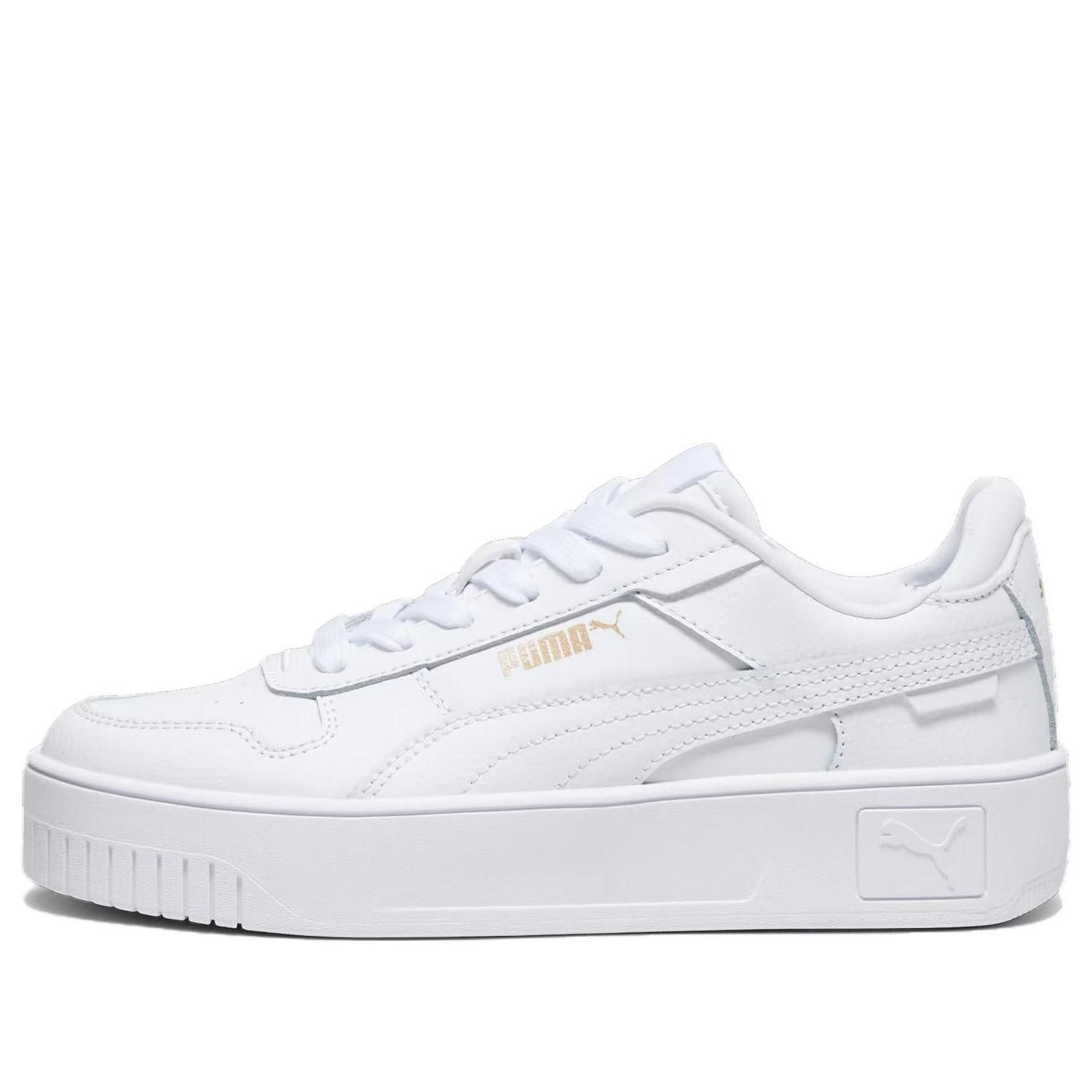 (GS) PUMA Carina Street Shoes 'White' 393846-01