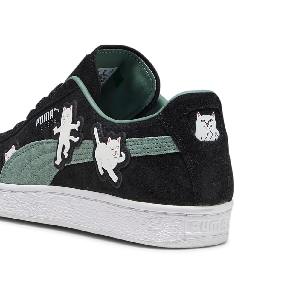 PUMA Suede x RIPNDIP 'Lord Nermal - Black Eucalyptus' 393872-01 - Image 4