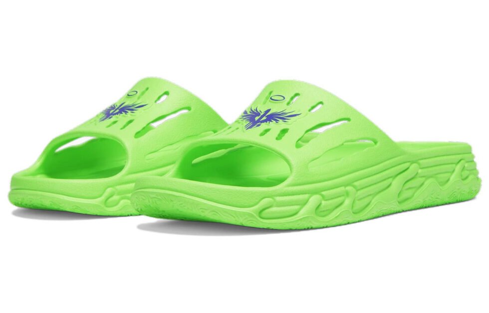PUMA LaMelo Ball MB.03 Slides 'Green Gecko' 394223-01 - Image 3
