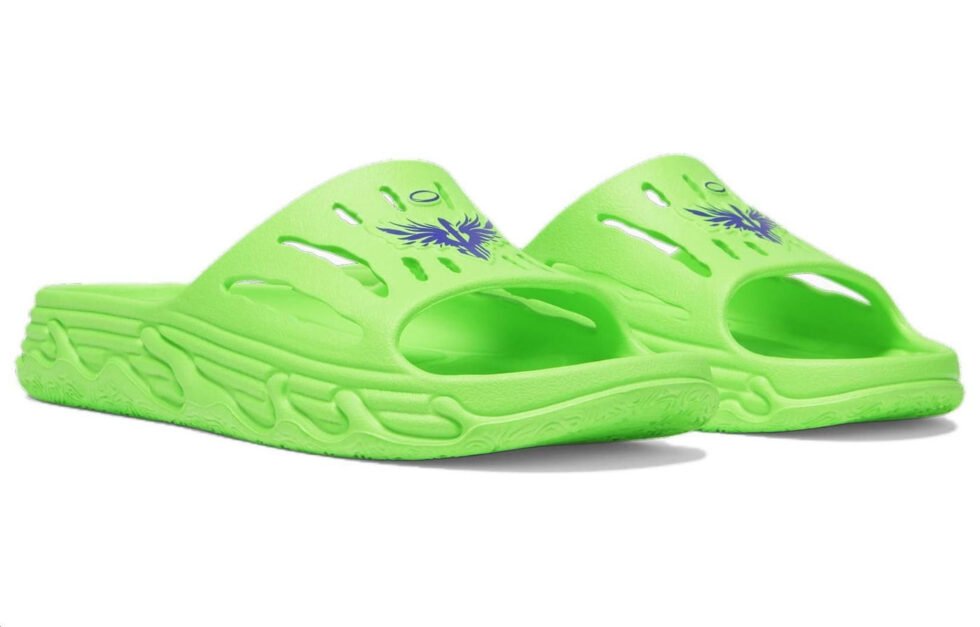 PUMA LaMelo Ball MB.03 Slides 'Green Gecko' 394223-01 - Image 4
