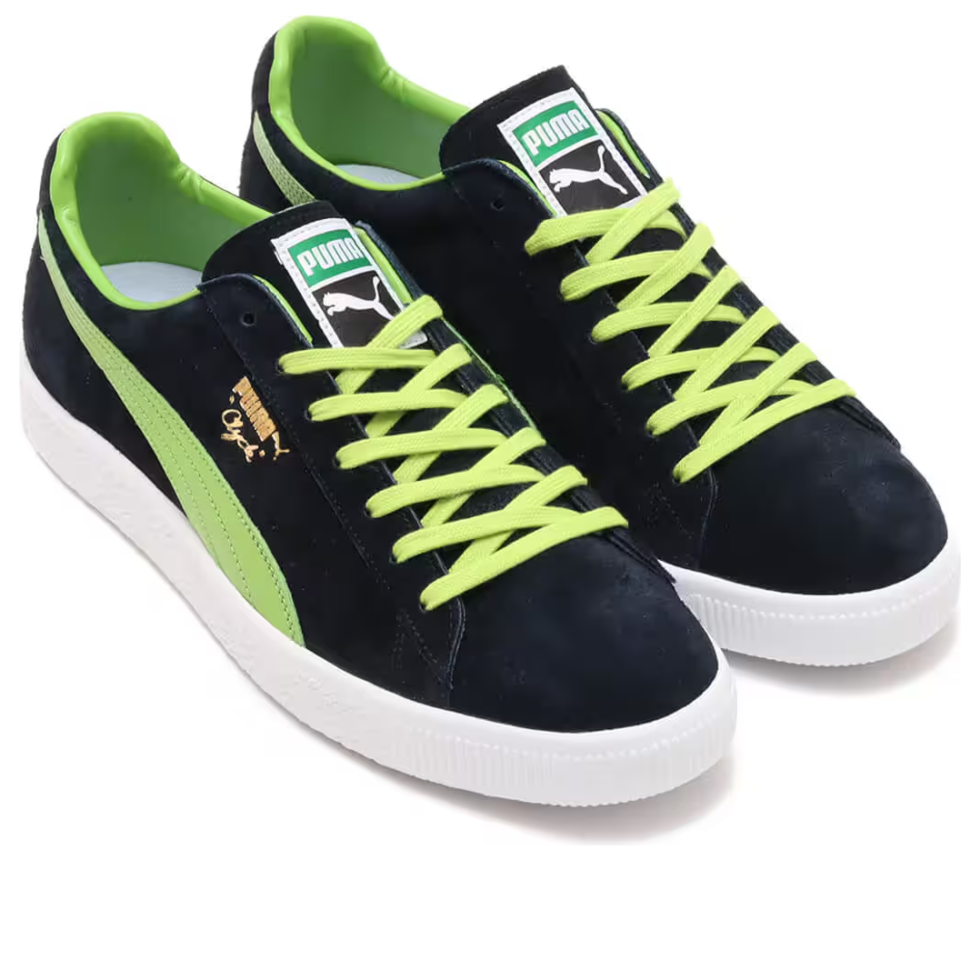 PUMA Clydezilla Made in Japan 'Navy Lime' 394614-02 - Image 2
