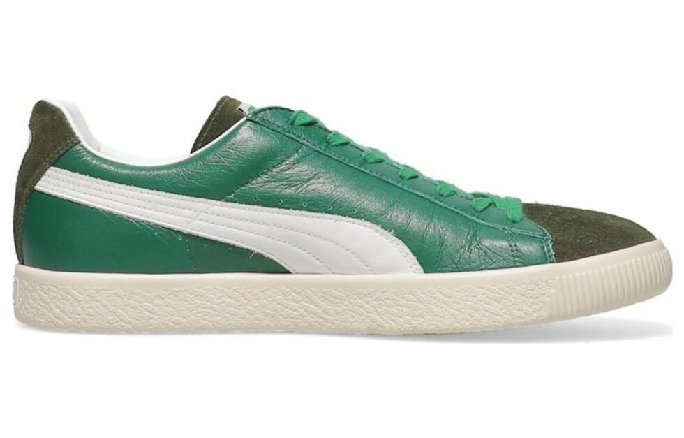 PUMA x SOMA x atmos Suede VTG Made In Japan 'Green' 394682-01 - Image 2