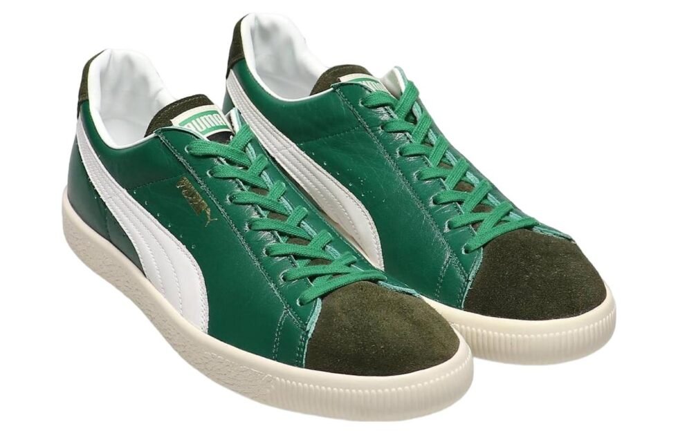 PUMA x SOMA x atmos Suede VTG Made In Japan 'Green' 394682-01 - Image 3